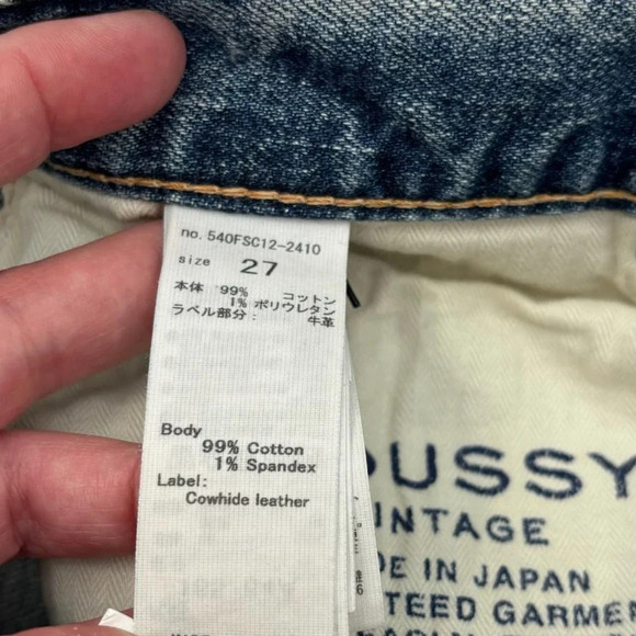 Moussy Vintage Carter Friend Jeans Blue Distressed High Rise Relaxed Jeans 27 - Picture 14 of 16